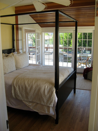 Master bedroom towards deck